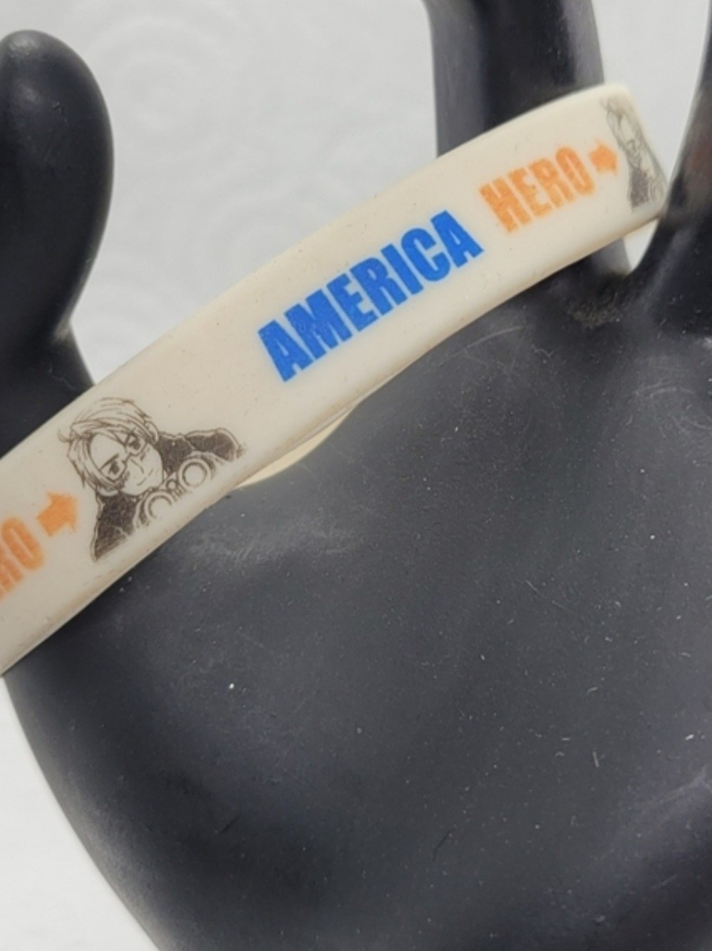 My Hero Academia America Hero White Silicone Bracelet
